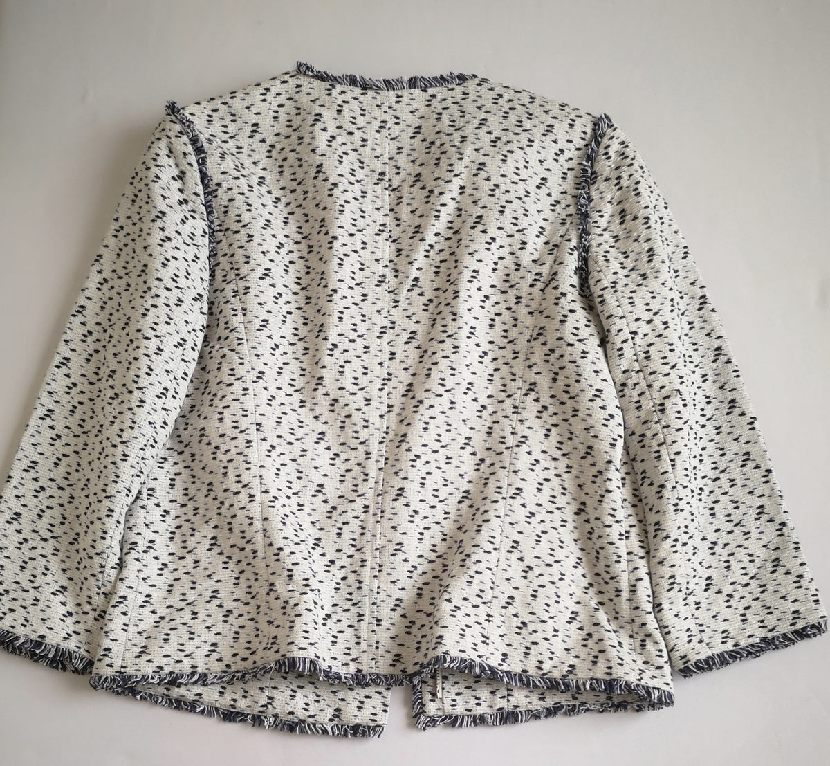 Chaqueta cuello redondo con zipper