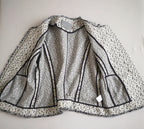 Chaqueta cuello redondo con zipper