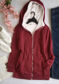 Jacket peludita de adentro