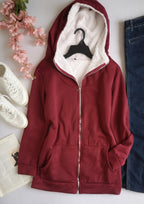 Jacket peludita de adentro