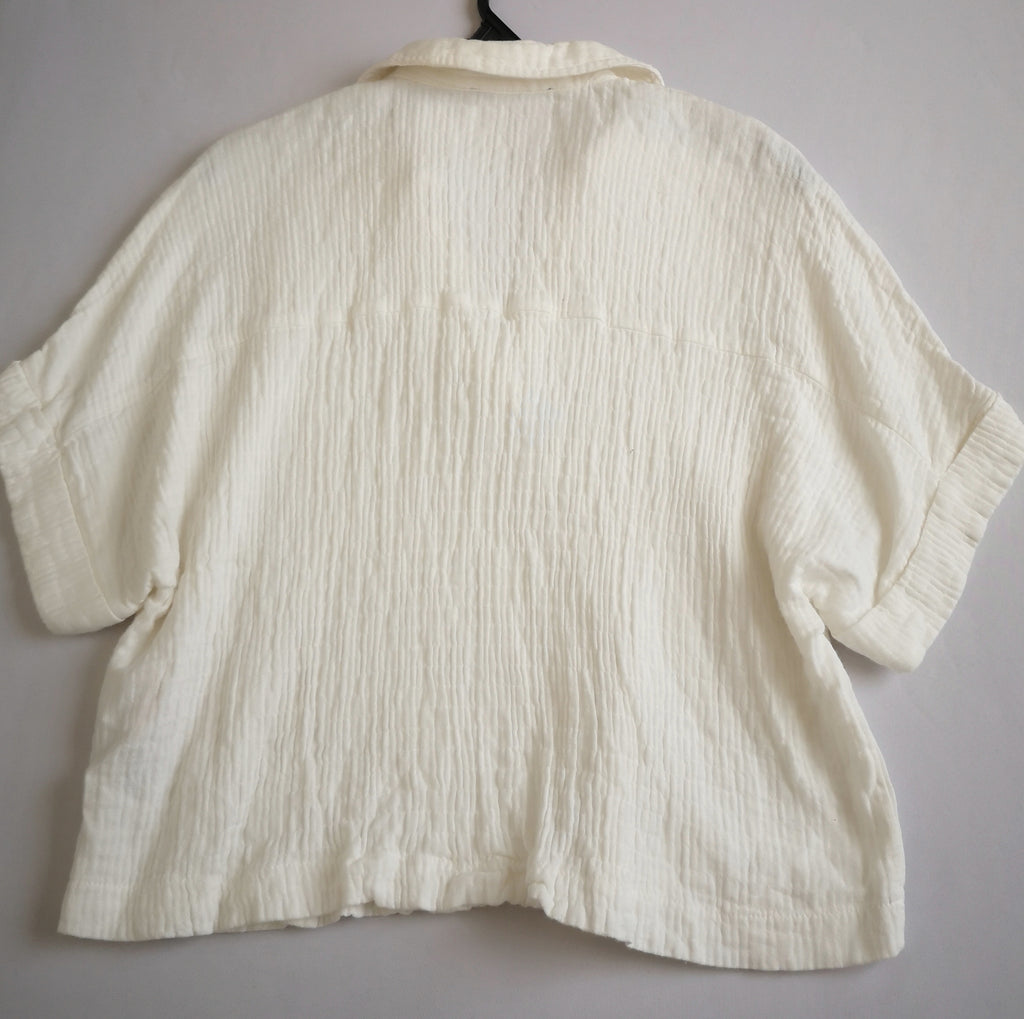 Blusa corrugada incluye collar ❤️