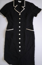 Vestido al tobillo con botones diferentes ⚓