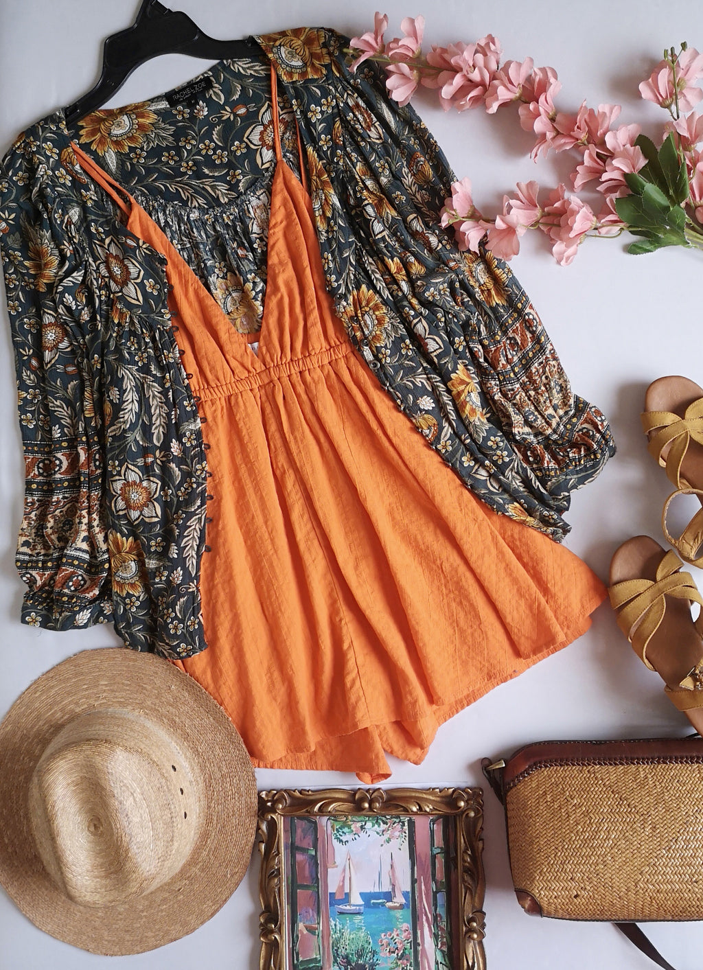Blusa mangas bombachas con enterizo