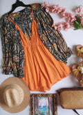 Blusa mangas bombachas con enterizo