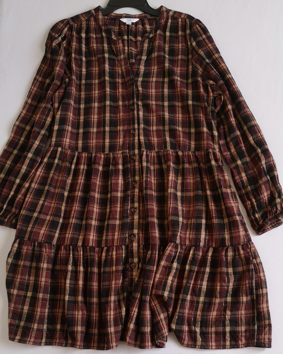 Vestido con bolsas a los lados incluye cincho