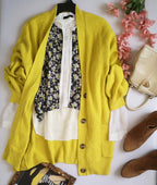 Cardigan tejido con blusa manga larga ❤️