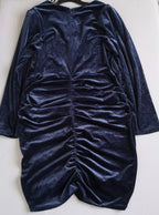 Vestido corrugado de adelante incluye cartera