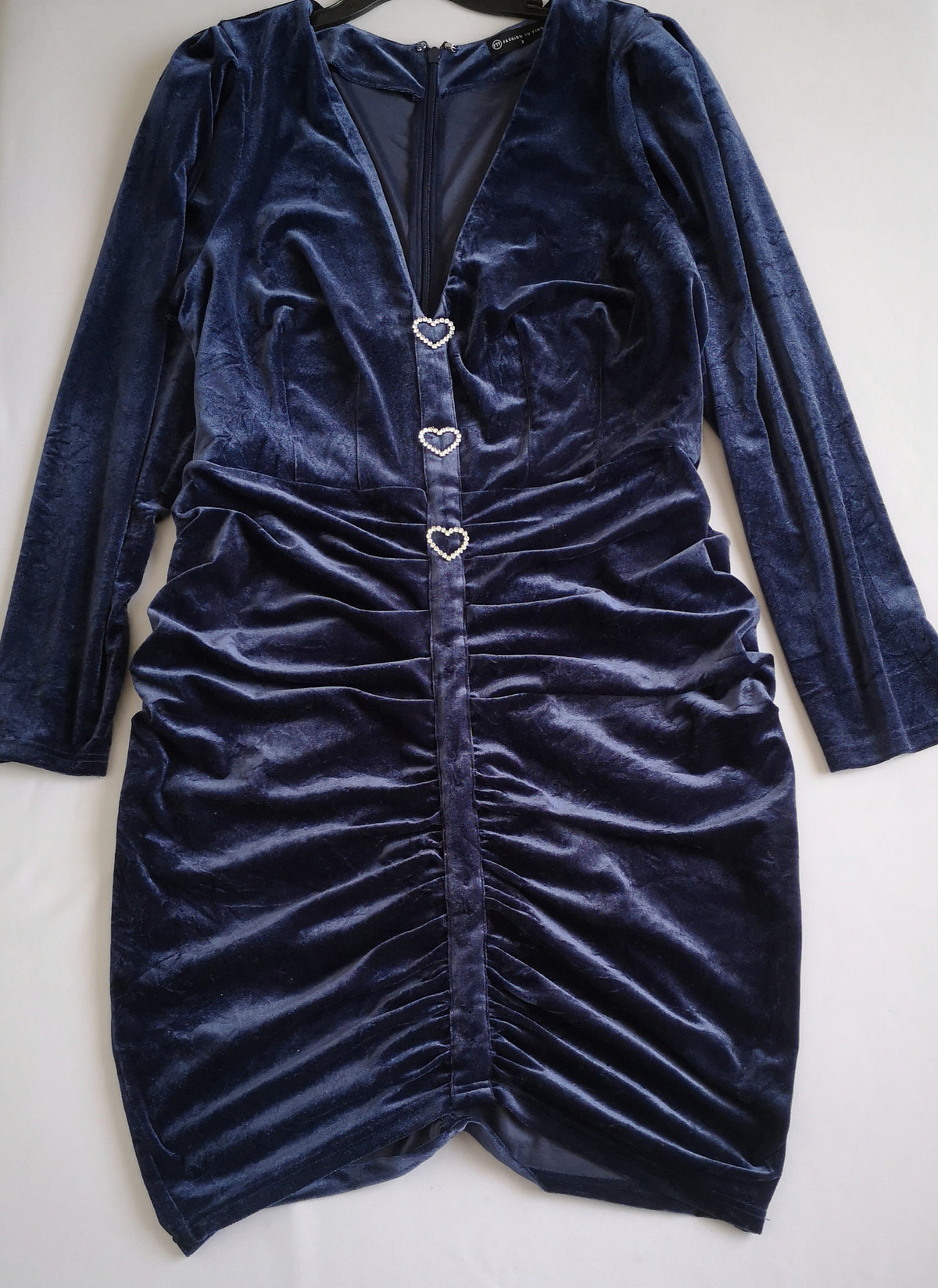 Vestido corrugado de adelante incluye cartera