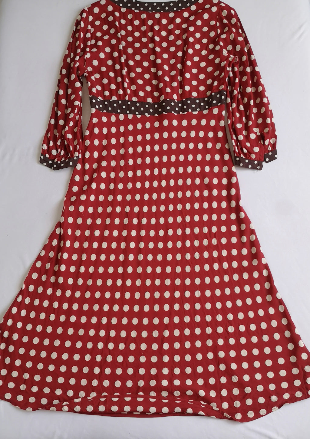 Vestido midi manga 3/4 ⚓
