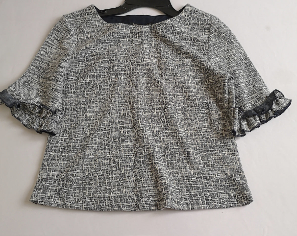 Pantalón tela suave y blusa con olanes 💙