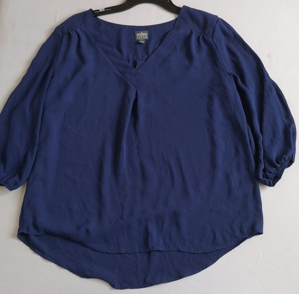 Blusa manga 3 /4 con pantalón corte recto