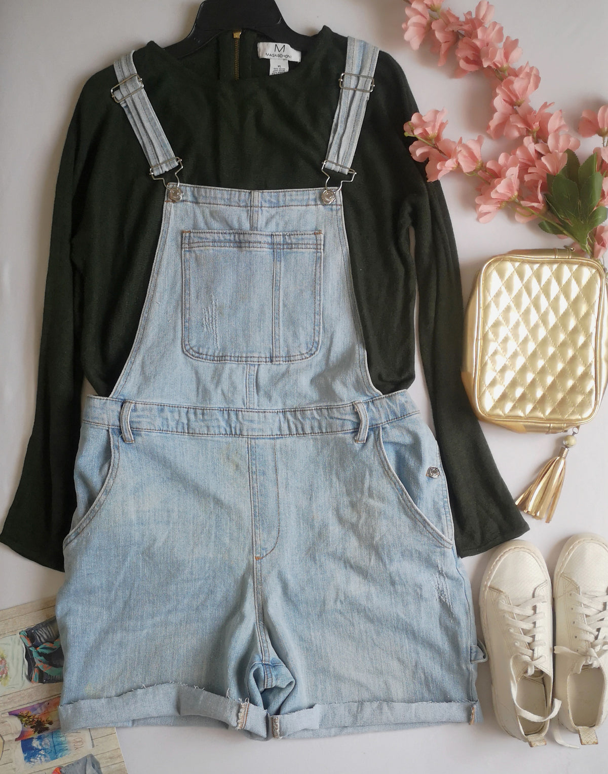 Overol y blusa con zipper ⚓