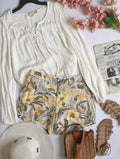 Short de lino con Blusa larga