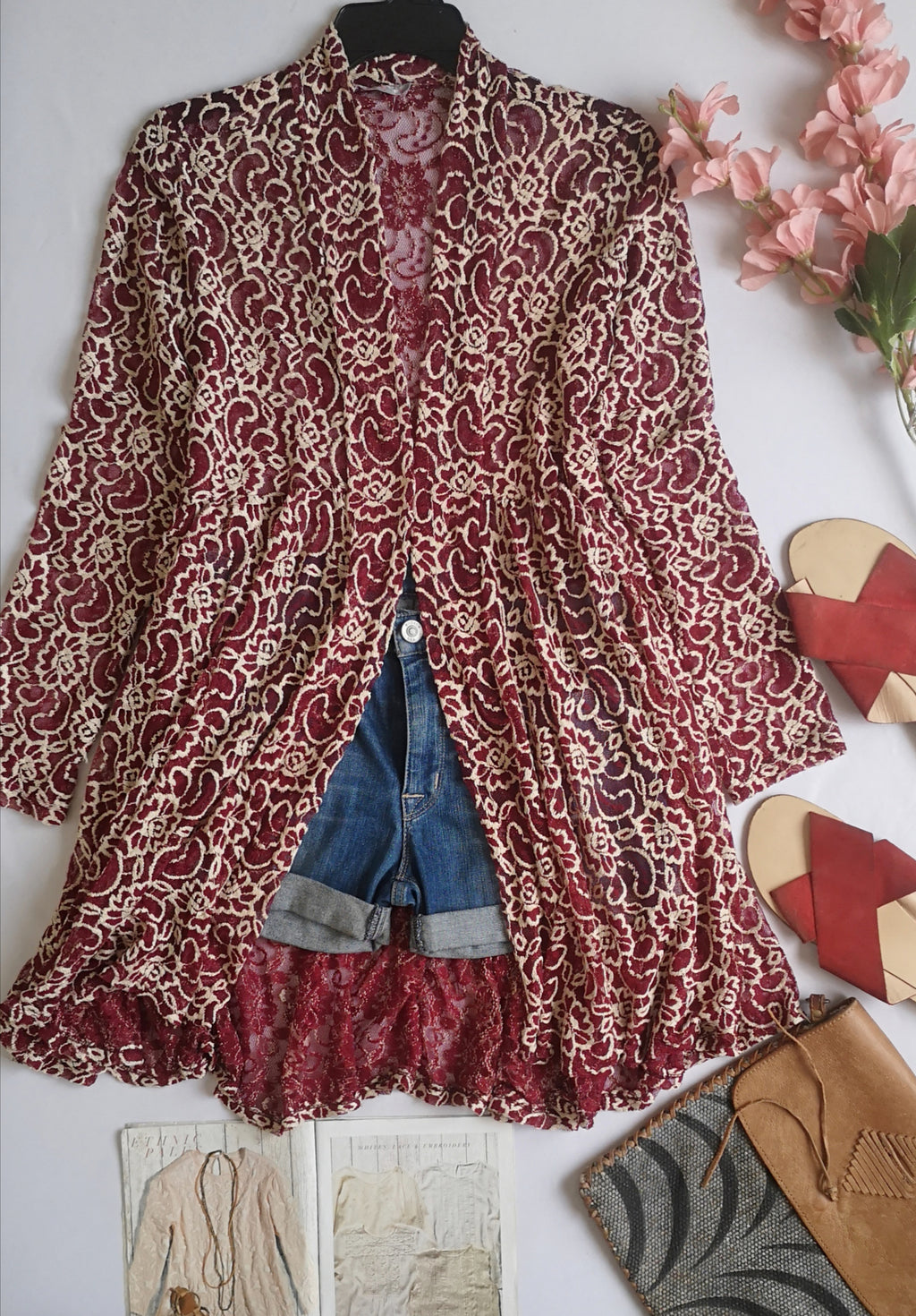 Kimono de encaje