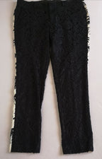 Blazer con pantalón de encaje