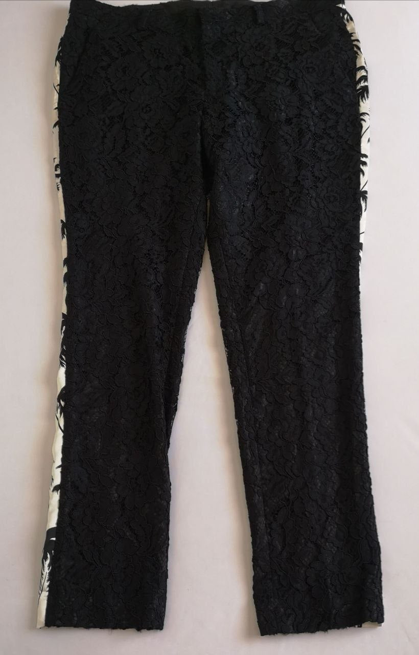 Blazer con pantalón de encaje