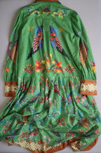 Vestido mangas bombachas incluye cincho