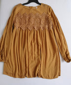 Vestido holgado abierto de las mangas incluye cartera