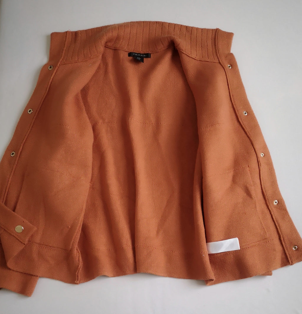 Jacket tejida con bolsas adelante ⚓