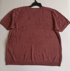 Blusa con brocado y palazzo corto