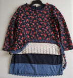Blusa larga con forro incluye cincho