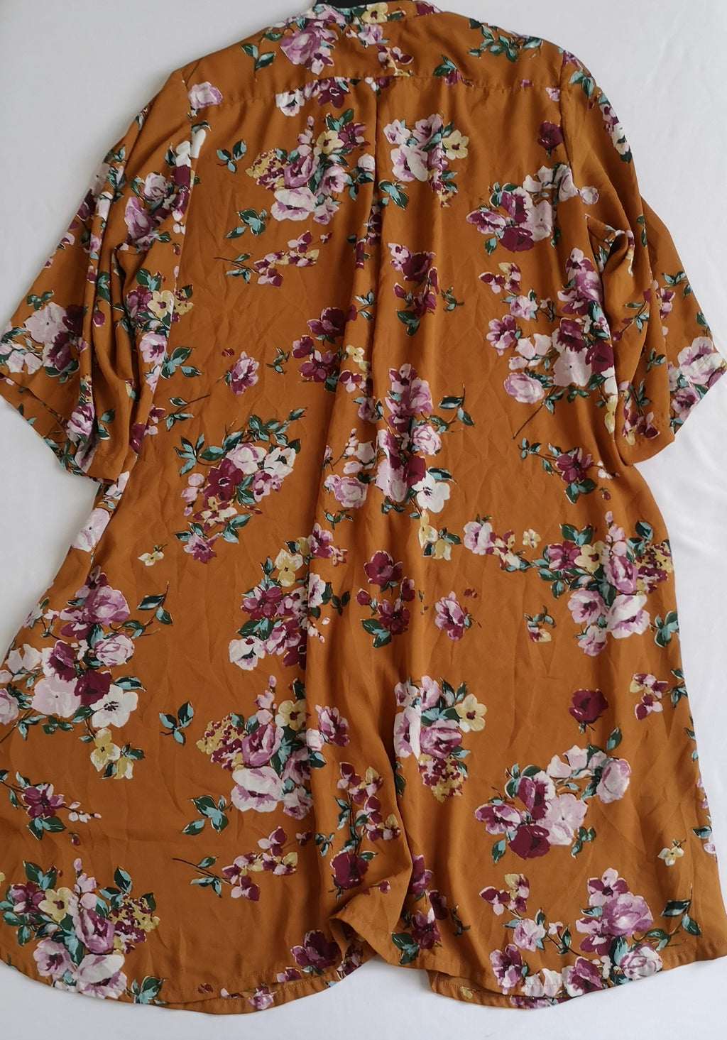 Vestido mangas anchas incluye cincho