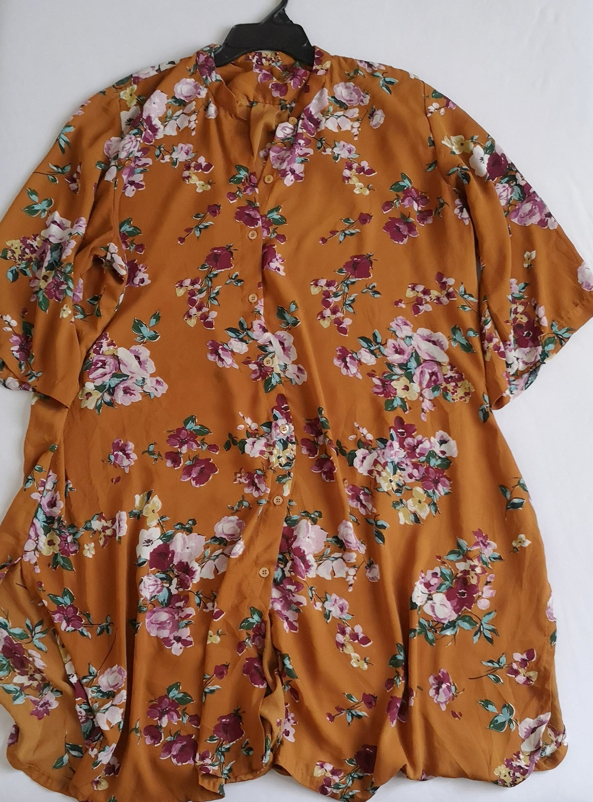 Vestido mangas anchas incluye cincho
