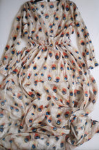 Vestido trasparente abierto de adelante incluye cincho