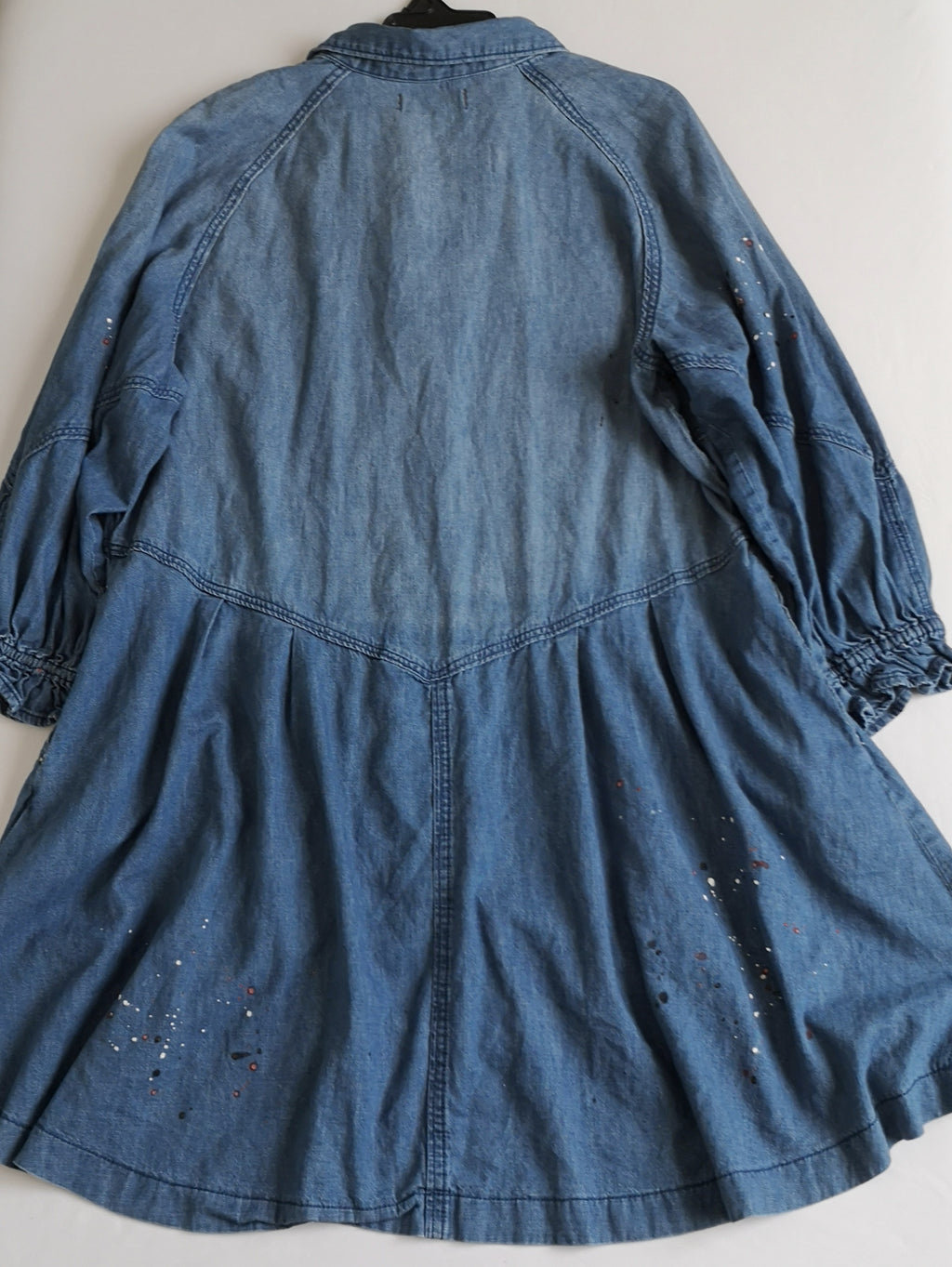 Vestido de lona pintado incluye cincho