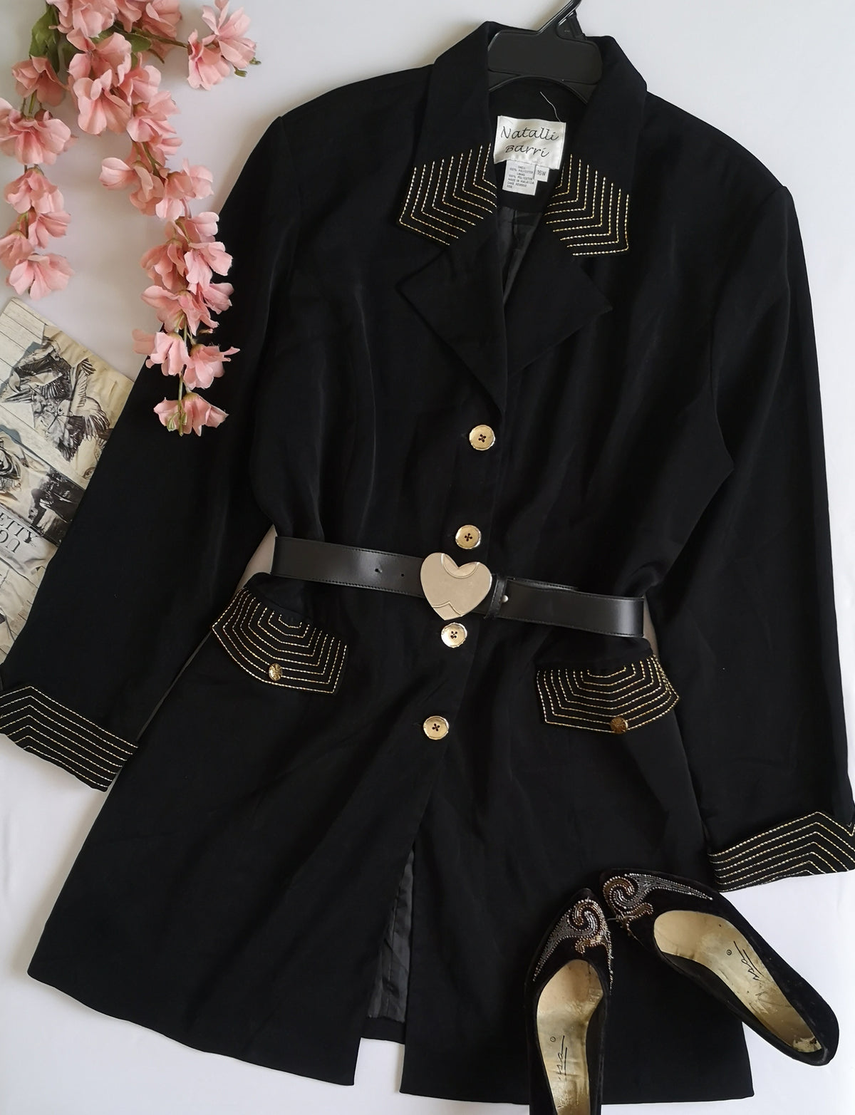 Blazer largo incluye cincho