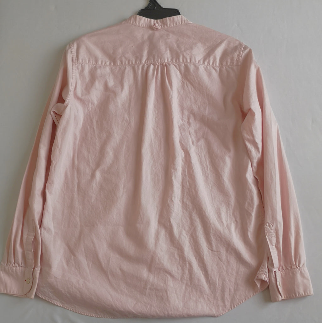 Blusa de algodón cuello chino incluye boina