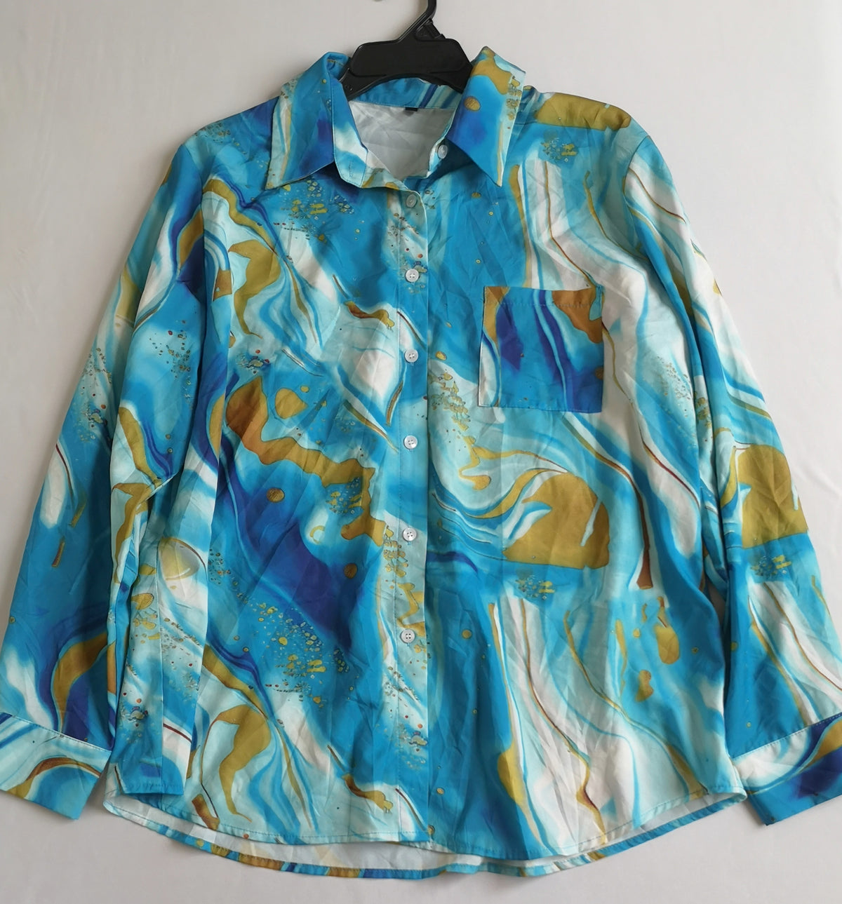 Blusa manga larga con pantalón tela suave
