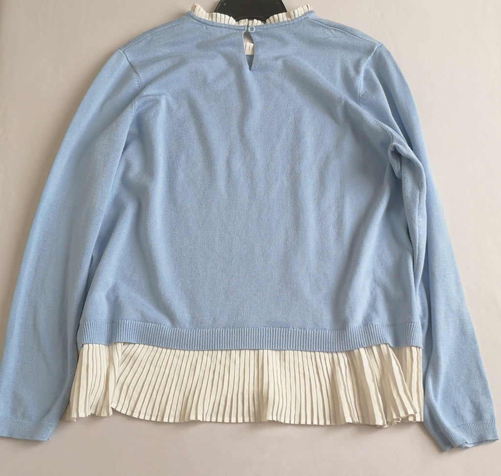 Blusa manga larga con pantalón de terciopelo 💙