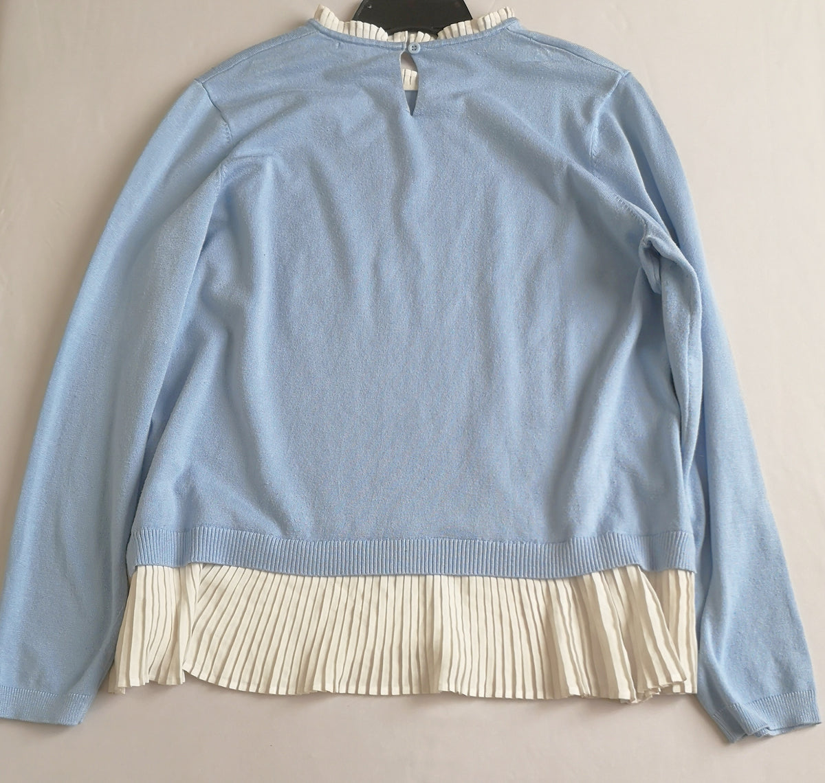 Blusa manga larga con pantalón de terciopelo 💙