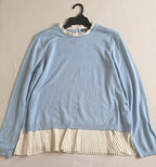 Blusa manga larga con pantalón de terciopelo 💙