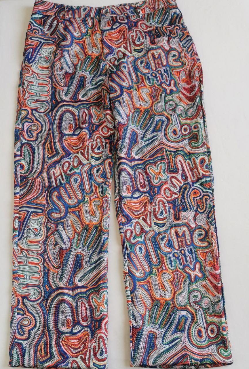 Blusa de algodón tejida con pantalón ancho de abajo ⚓