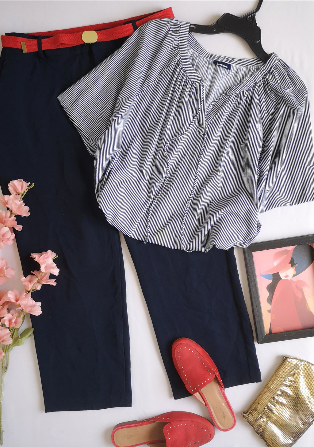 Blusa de algodón con pantalón corto
