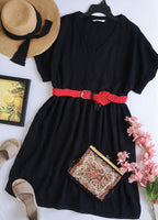 Vestido de lino incluye cincho