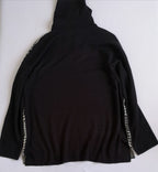 Blusa cuello ancho incluye cincho