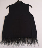 Blusa con plumas abajo incluye collar