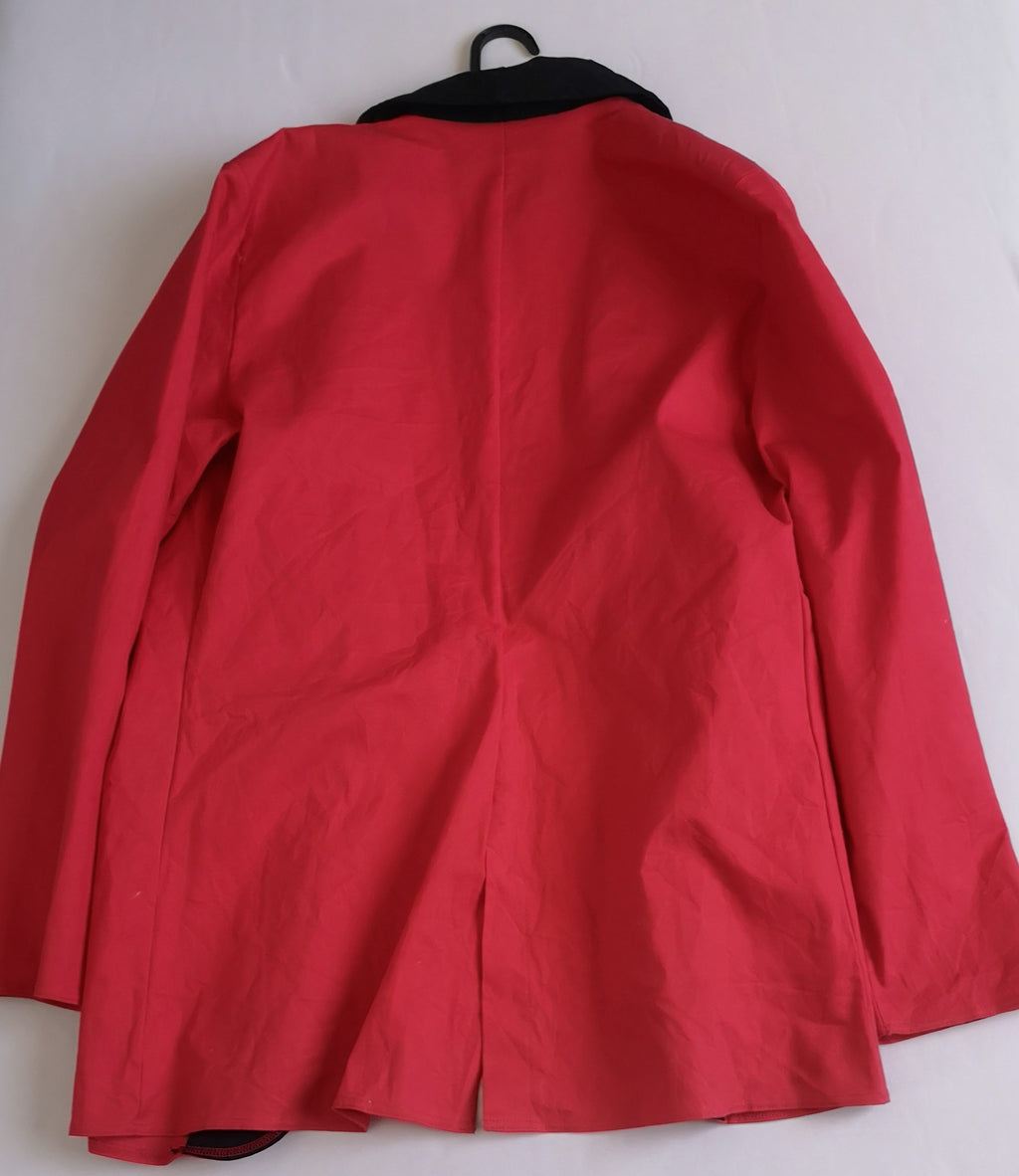 Blazer largo de gabardina