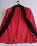 Blazer largo de gabardina