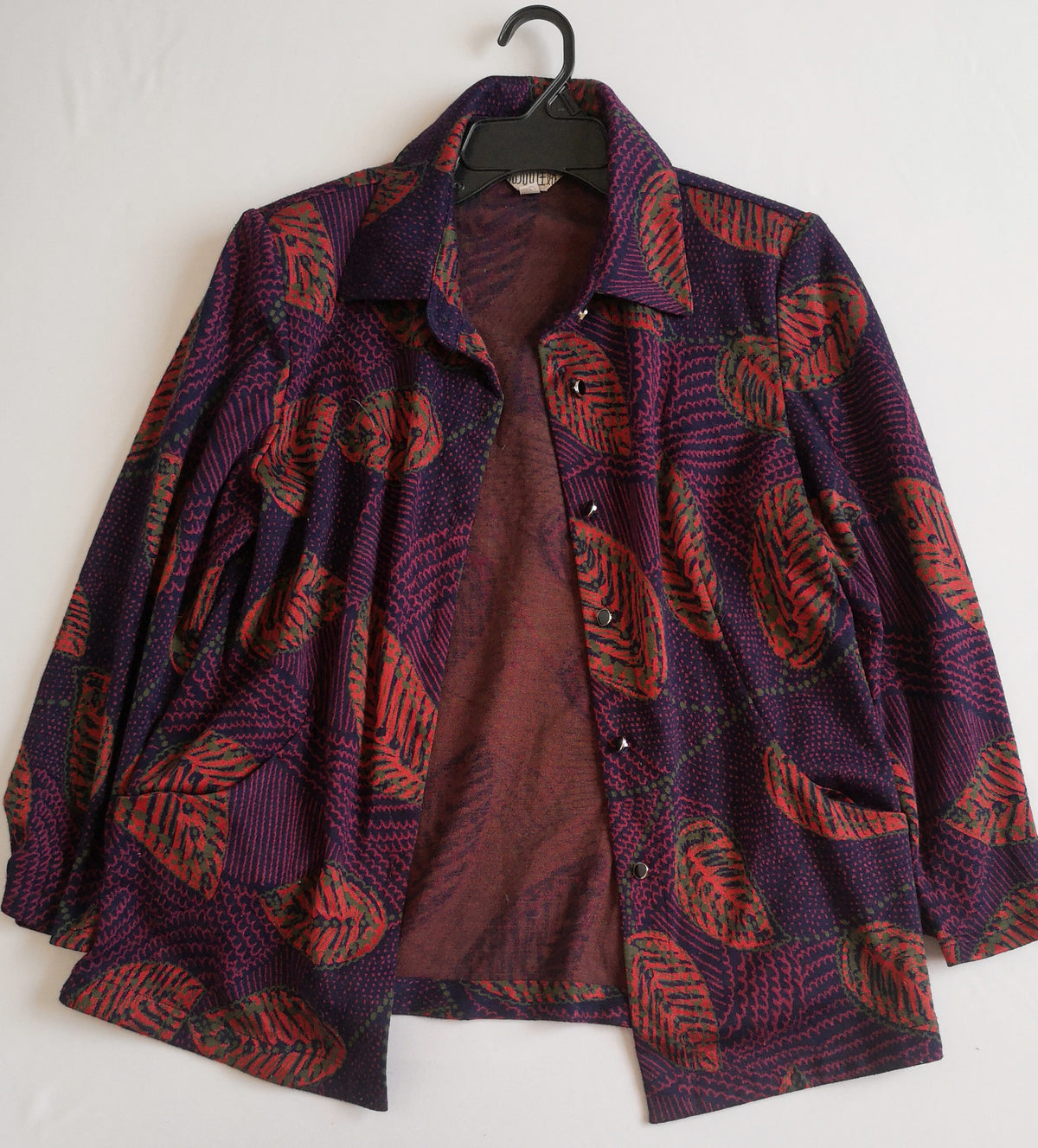 Chaqueta tela suave sin forro
