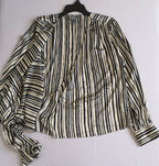 Blusa traslapada tipo seda